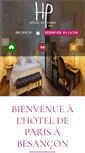 Mobile Screenshot of besanconhoteldeparis.com